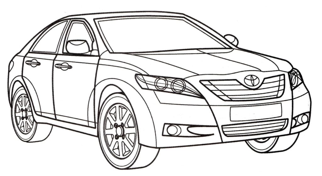 Desenhos de Toyota para colorir