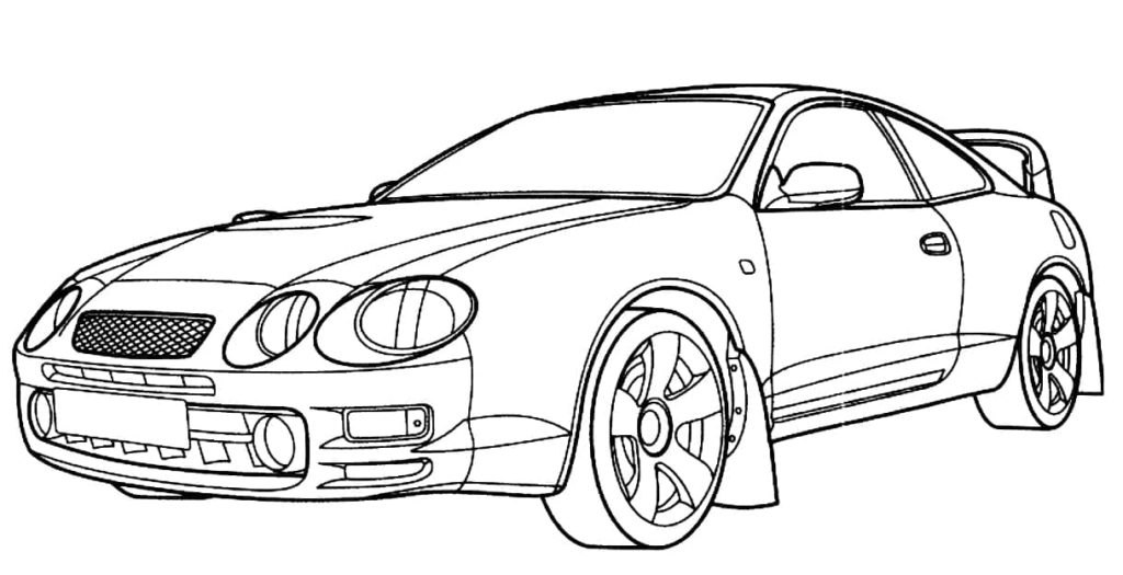 Toyota Coloring Pages