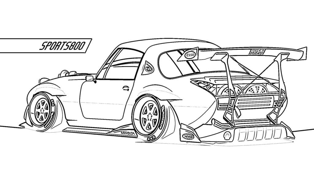 Toyota Coloring Pages