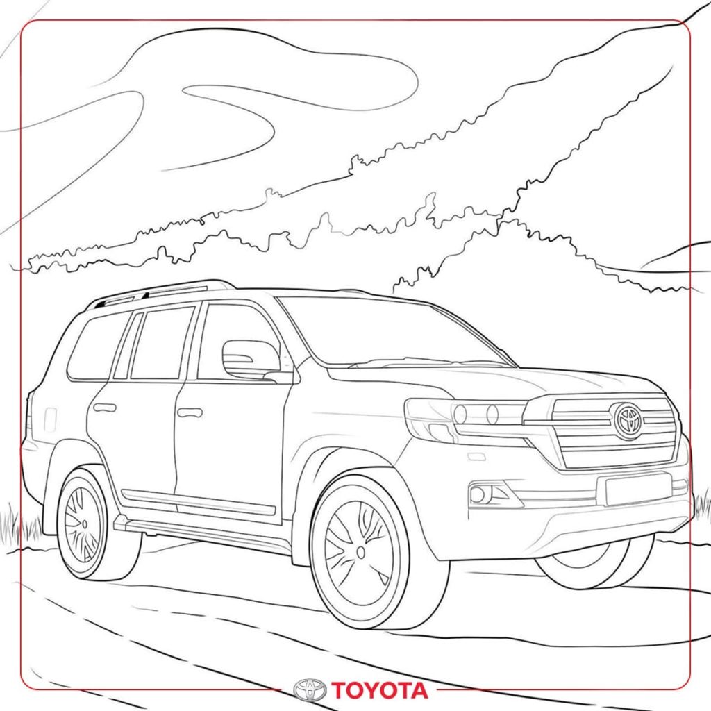 Toyota Coloring Pages