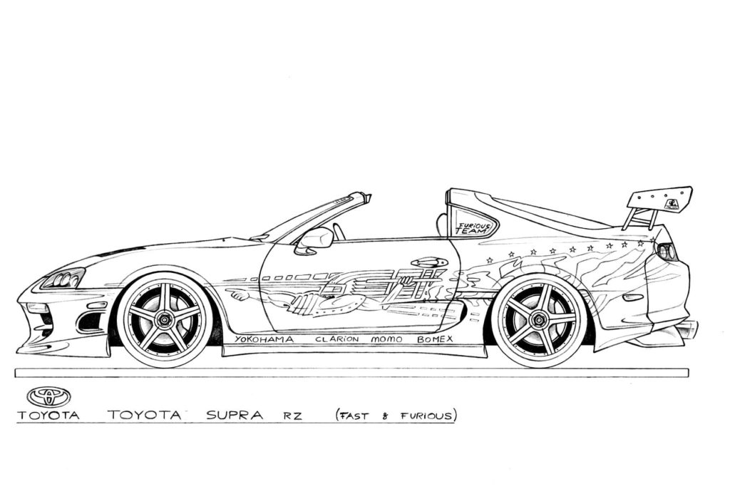 Toyota Coloring Pages