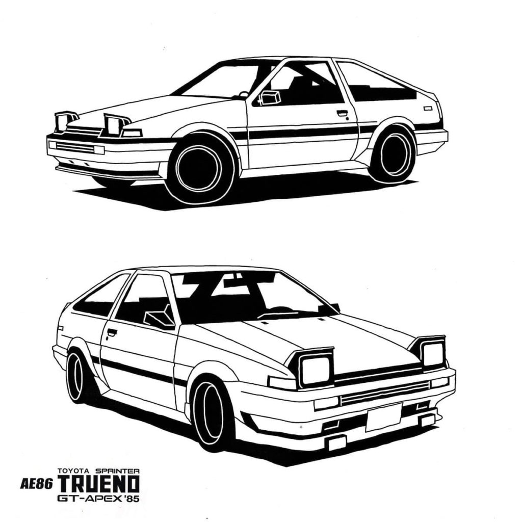 Desenhos de Toyota para colorir