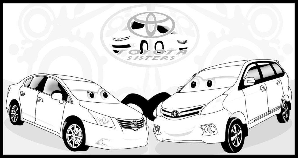 Dibujos de Toyota Para Colorear