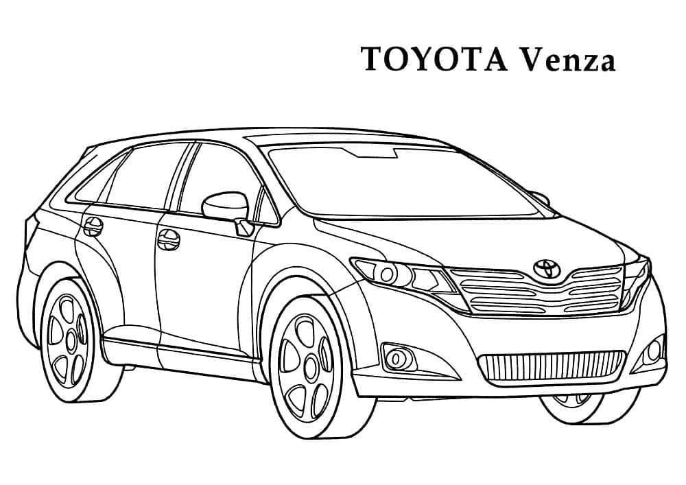 Disegni da colorare Toyota
