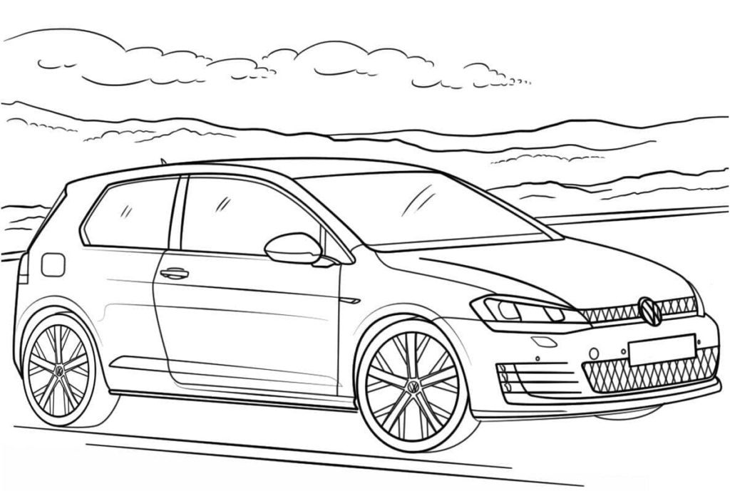 Desenhos de Toyota para colorir