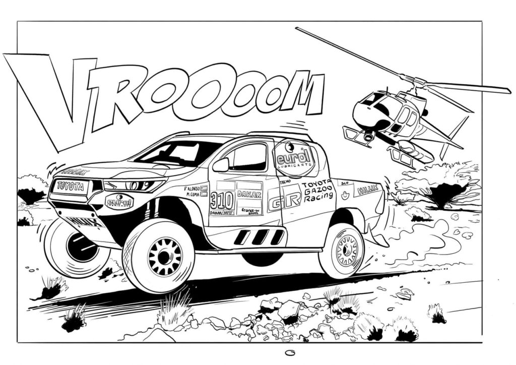 Toyota Coloring Pages