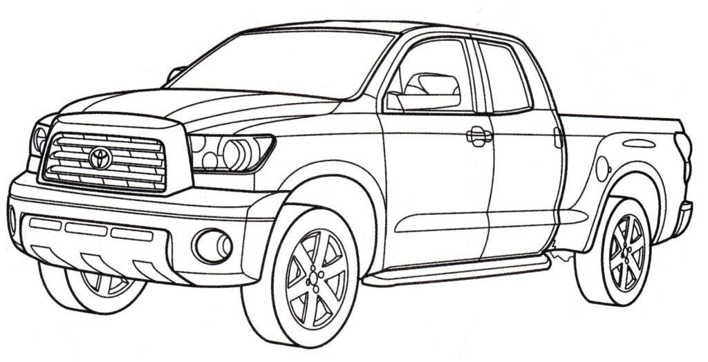 Toyota Coloring Pages