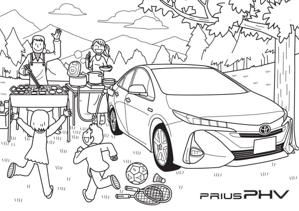 Dibujos de Toyota Para Colorear