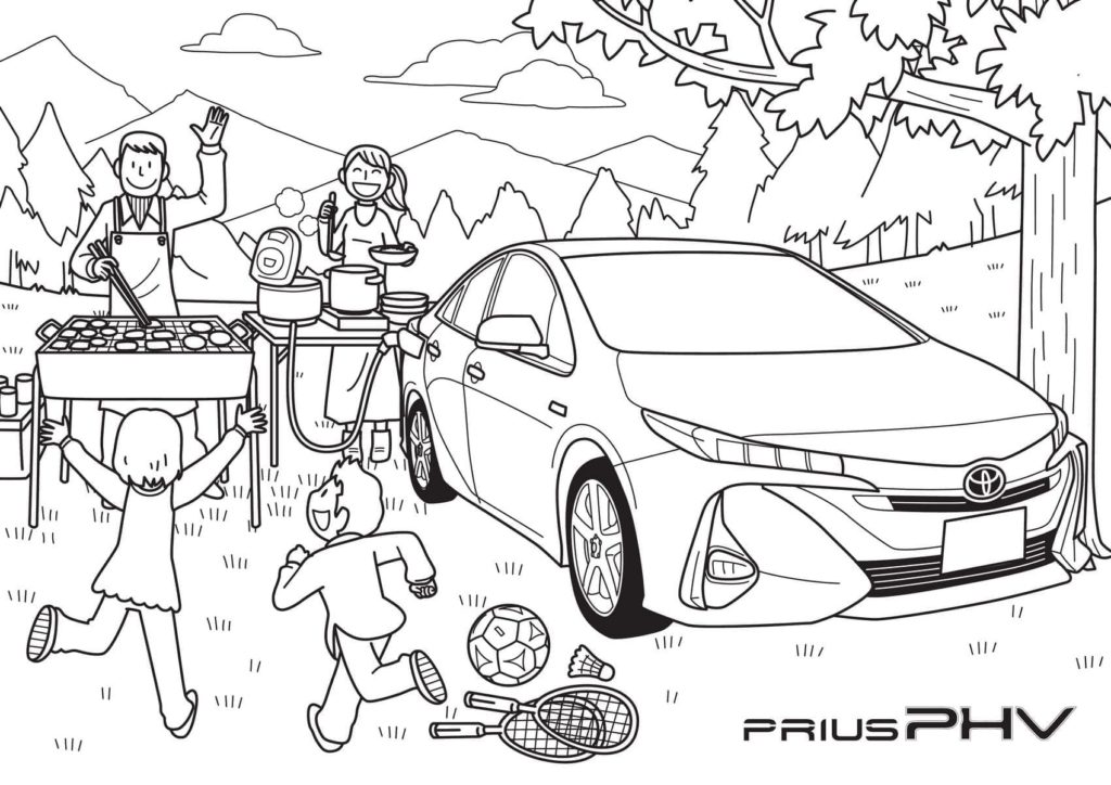 Desenhos de Toyota para colorir