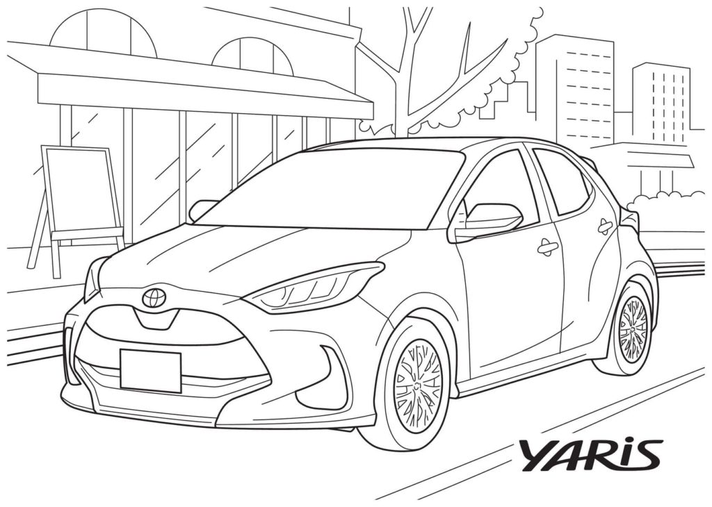 Disegni da colorare Toyota