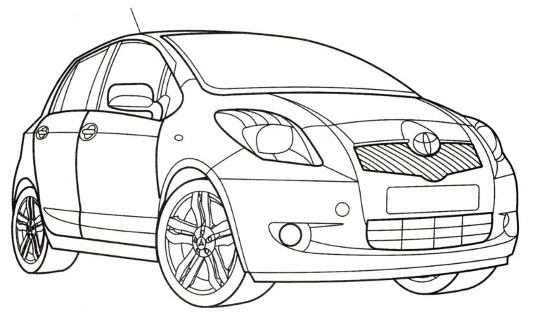 Toyota Coloring Pages | Printable coloring pages for Kids