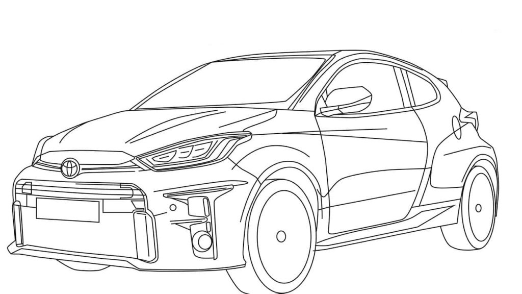 Desenhos de Toyota para colorir