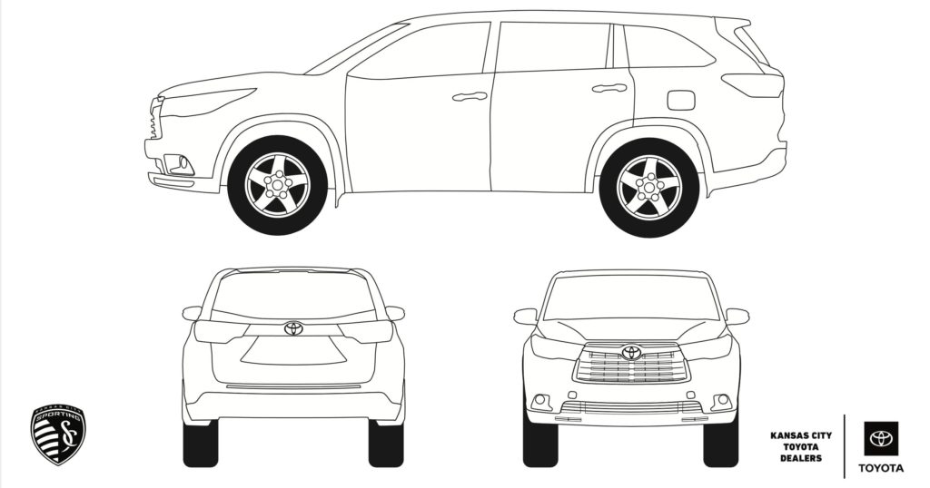 Toyota Coloring Pages