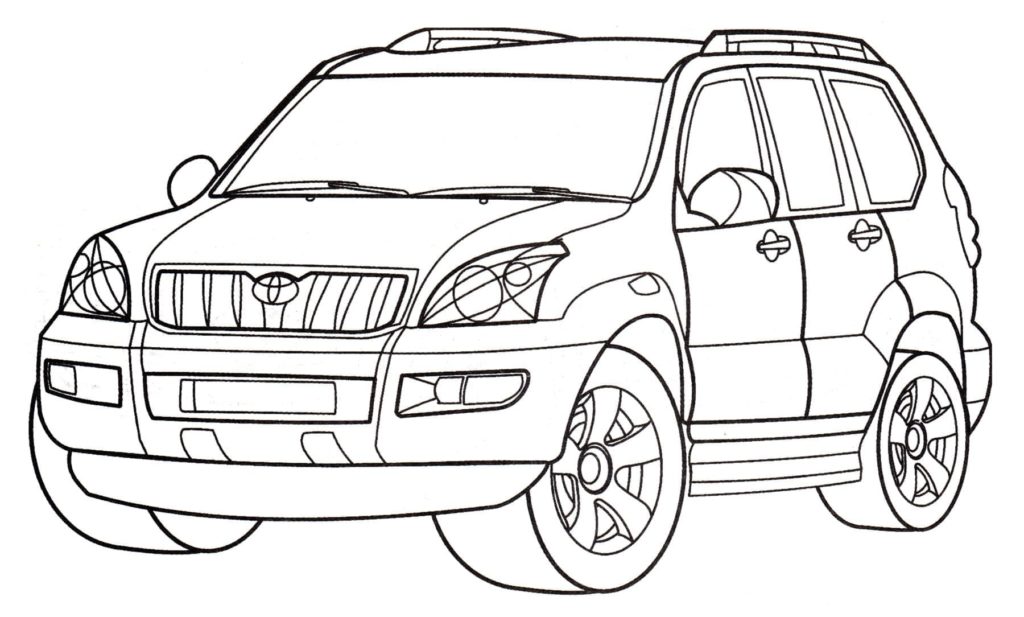 Desenhos de Toyota para colorir