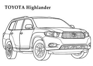 Toyota Coloring Pages | Printable coloring pages for Kids