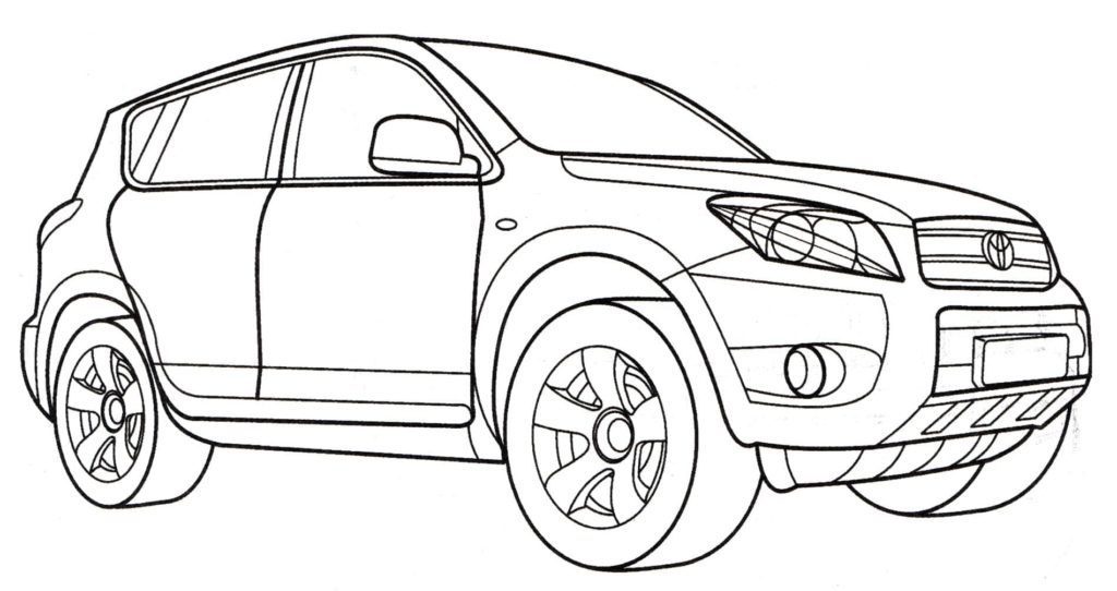 Toyota Coloring Pages