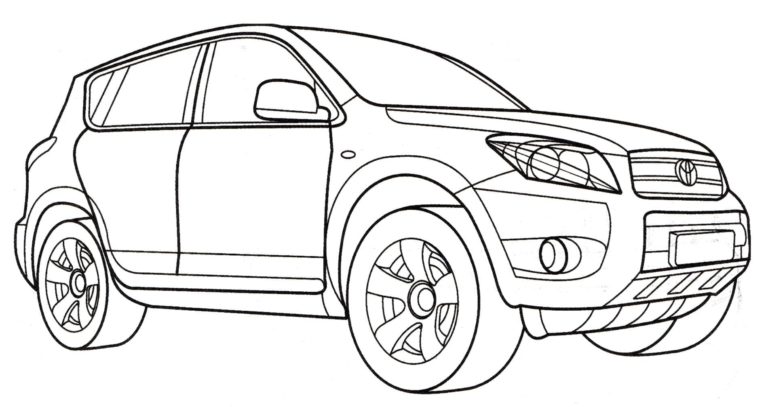 Toyota Coloring Pages | Printable coloring pages for Kids