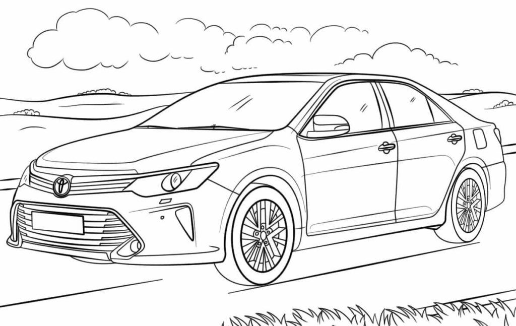 Desenhos de Toyota para colorir