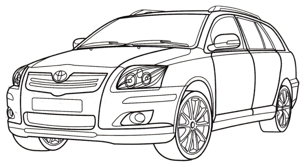 Desenhos de Toyota para colorir