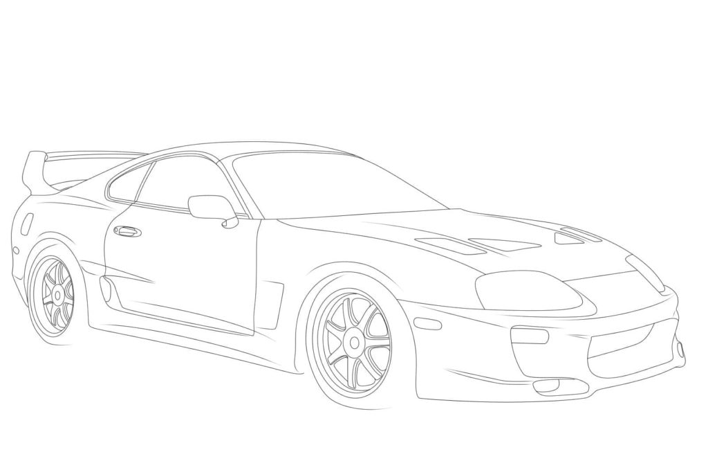 Toyota Coloring Pages