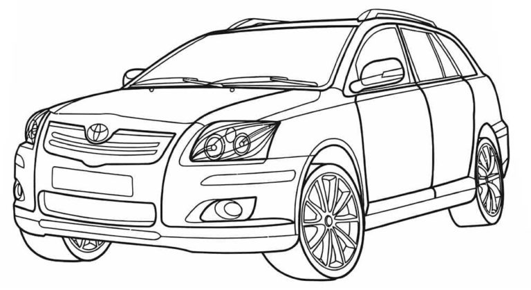 Toyota Coloring Pages | Printable coloring pages for Kids