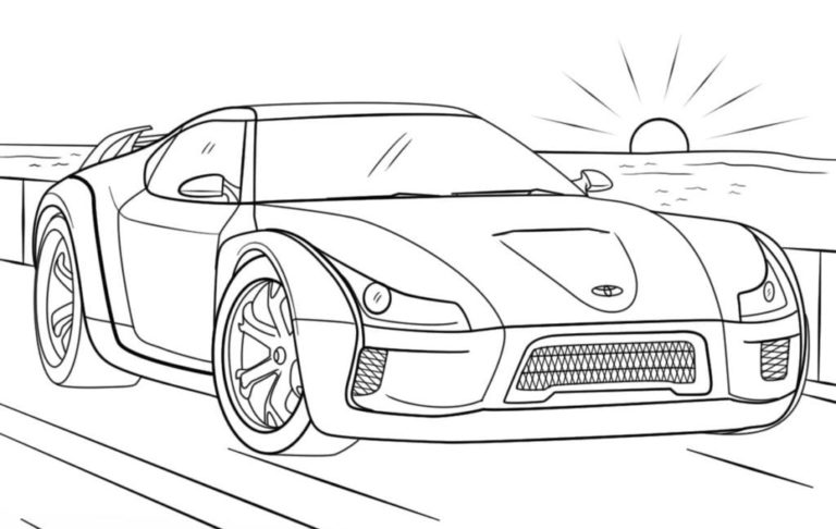 Toyota Coloring Pages | Printable coloring pages for Kids