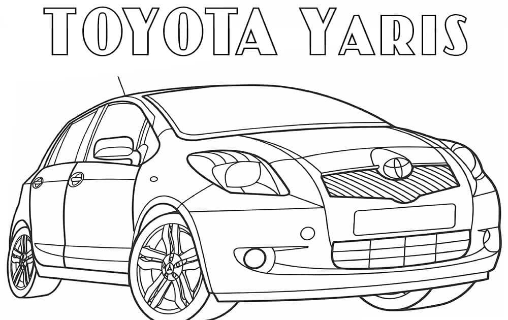 Раскраски Тойота