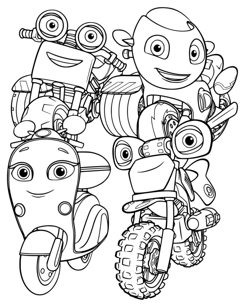 Desenhos De Ricky Zoom Para Colorir Desenhos Para Criancas - imagens do pai do brawl stars para colorir