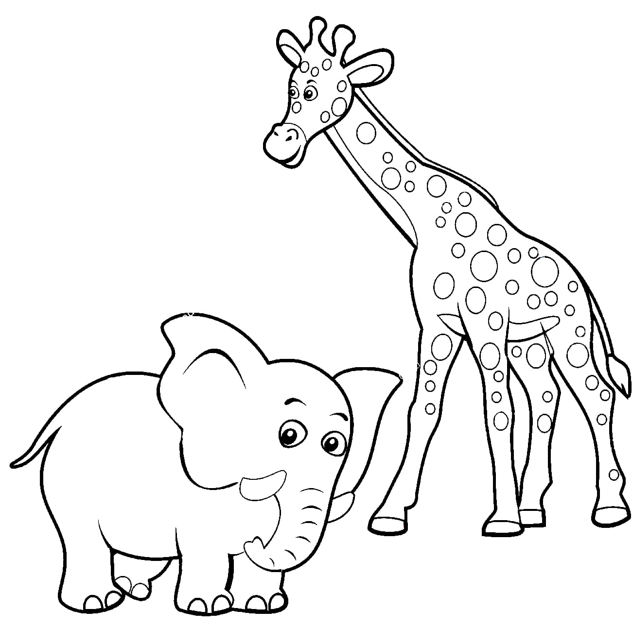 Animal Colouring In For Kids