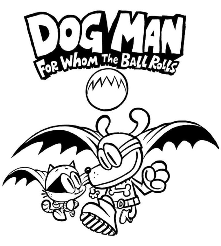 Dog Man Coloring Pages | Free Coloring Pages