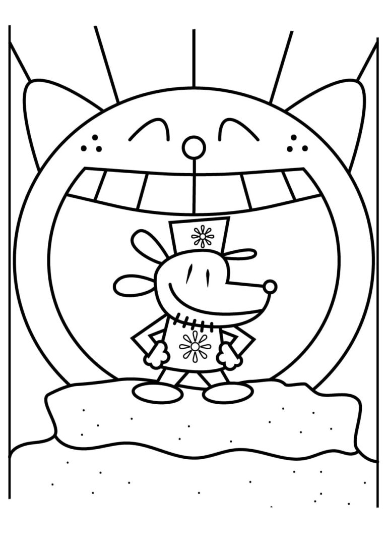 Dog Man Coloring Pages | Free Coloring Pages