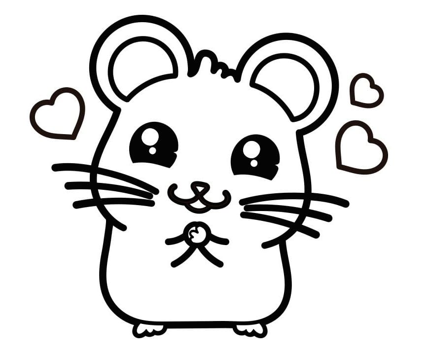 Desenho De Imagem Para Colorir Um Esboço Hamster Vetor PNG , Desenho De  Asa, Desenho De Anel, Desenho De Hamster Imagem PNG e Vetor Para Download  Gratuito