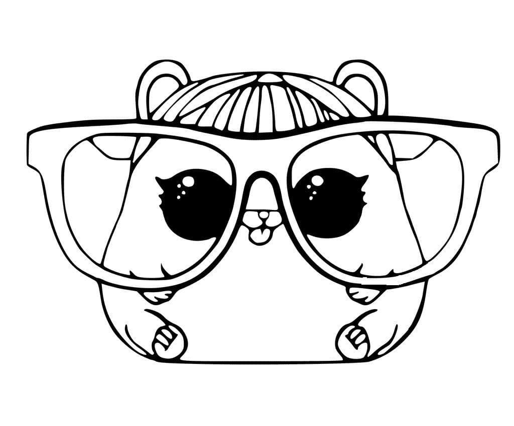 Desenhos de Hamster para colorir