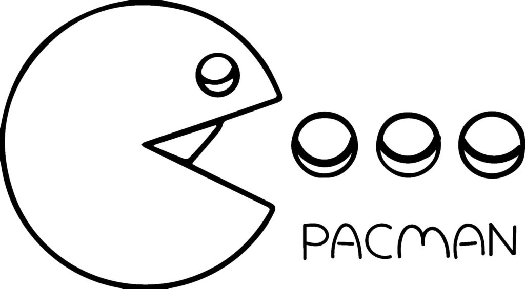 Disegni di Pac Man da colorare