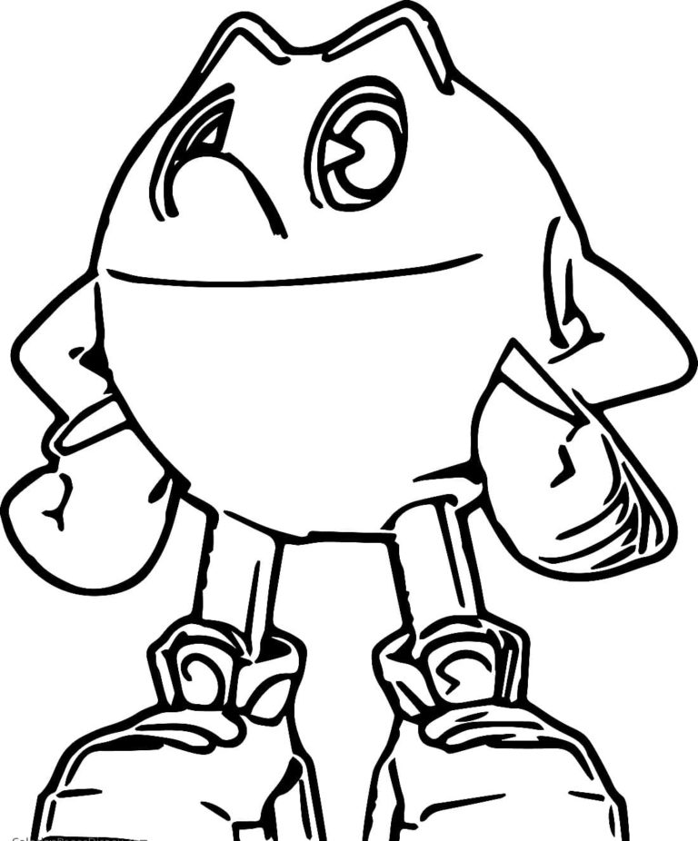 Pac Man Coloring Pages | Best Printable Coloring Pages