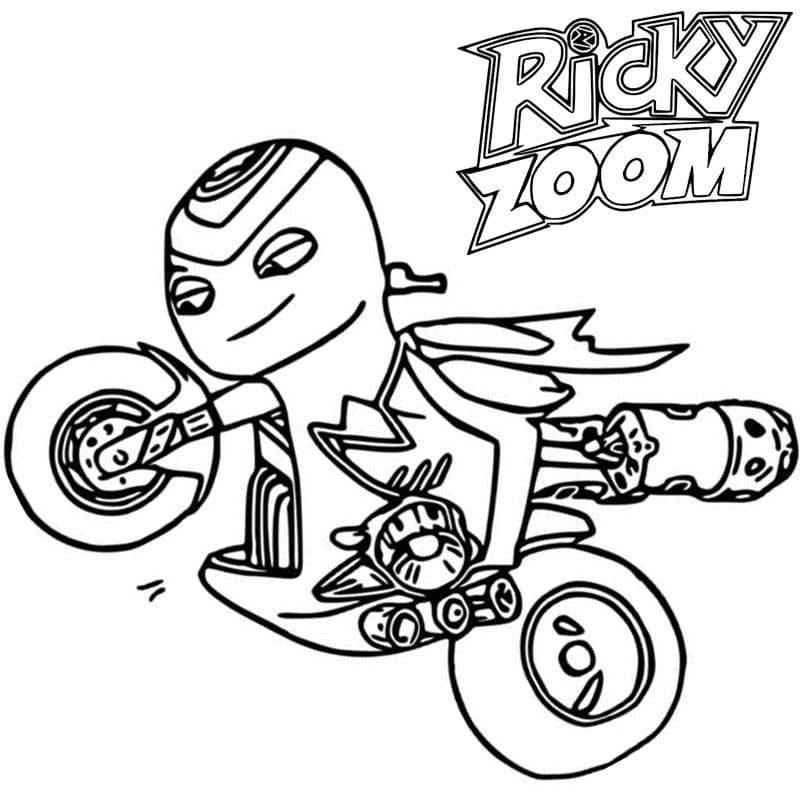 Coloriage Ricky Zoom  50 Coloriages pour enfants