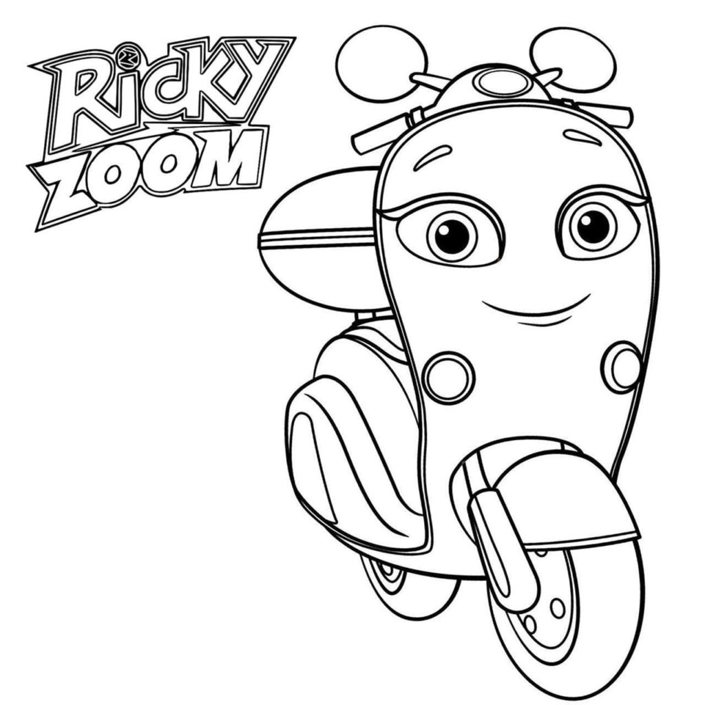 Ausmalbilder Ricky Zoom