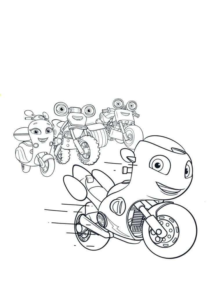 Ricky Zoom Coloring Pages