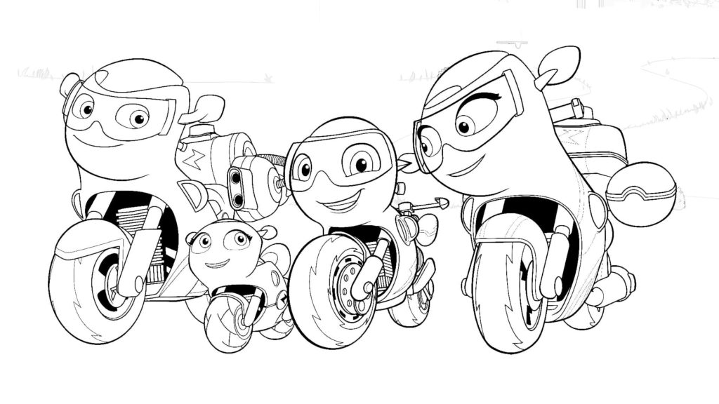 Ricky Zoom Coloring Pages