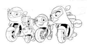 ricky zoom coloring pages coloring pages for kids