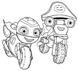 ricky zoom coloring pages coloring pages for kids