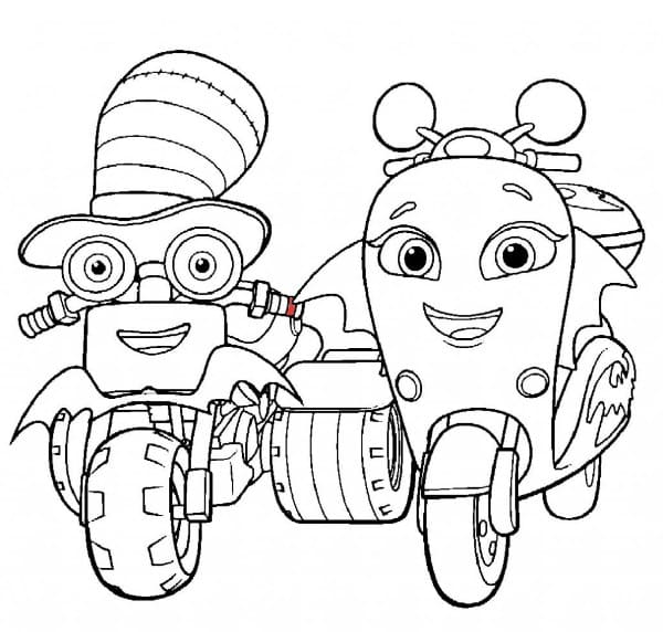 Coloriage Ricky Zoom  50 Coloriages pour enfants