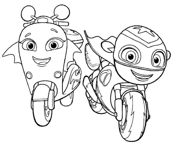 Coloriage Ricky Zoom  50 Coloriages pour enfants