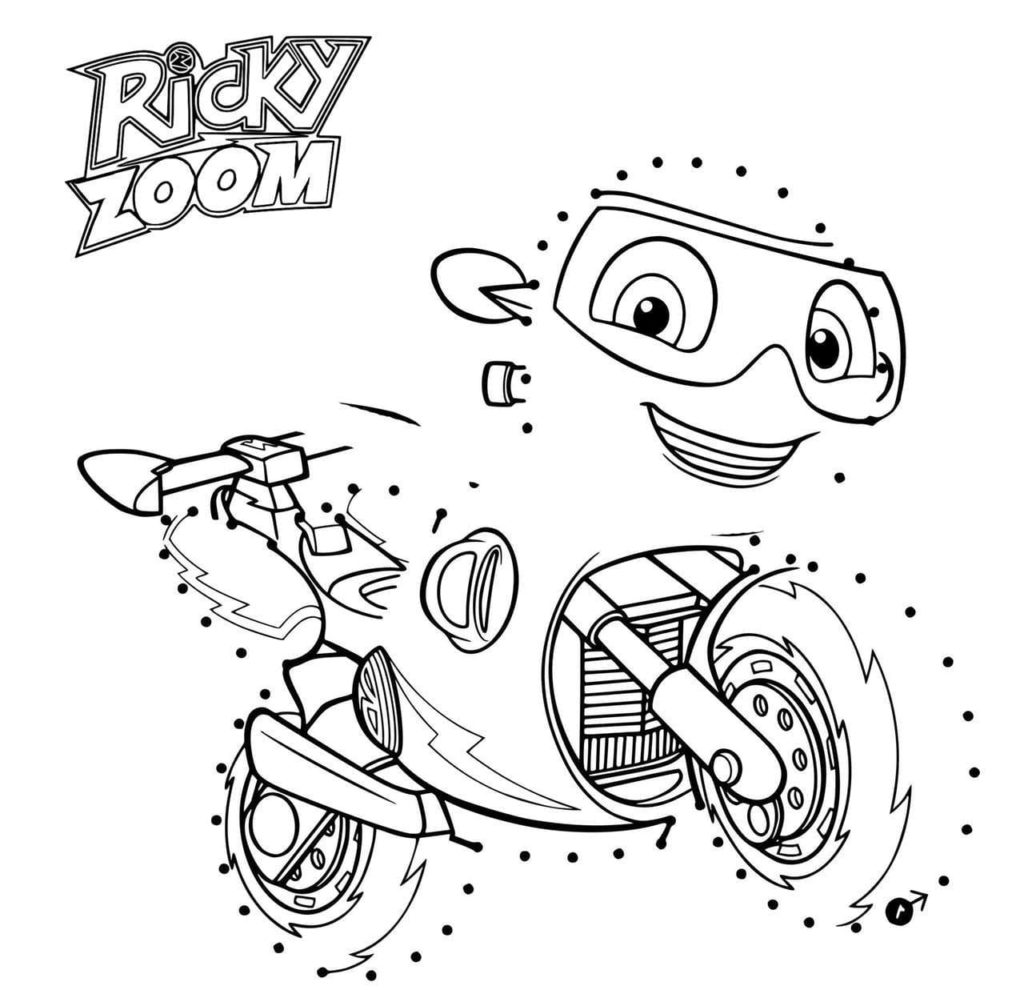Dibujos de Ricky Zoom para colorear