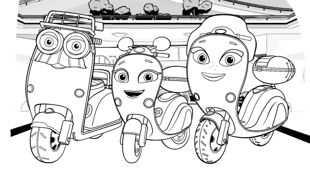 Coloriage Ricky Zoom  50 Coloriages pour enfants