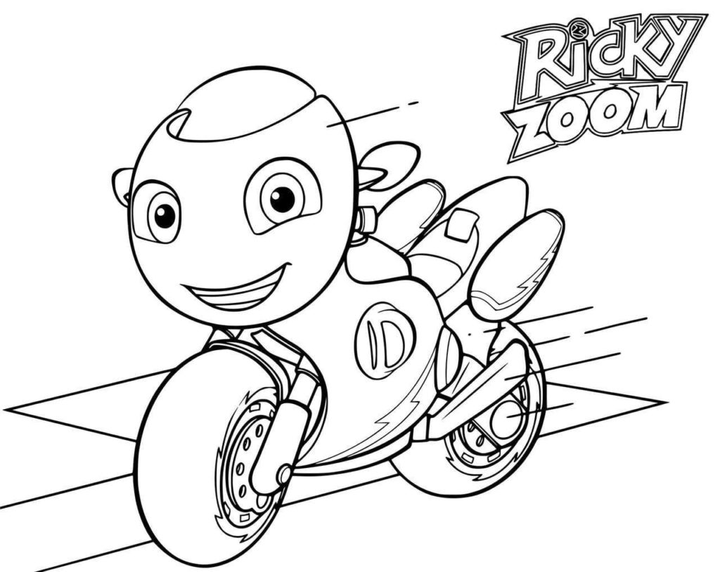 Coloriage Ricky Zoom