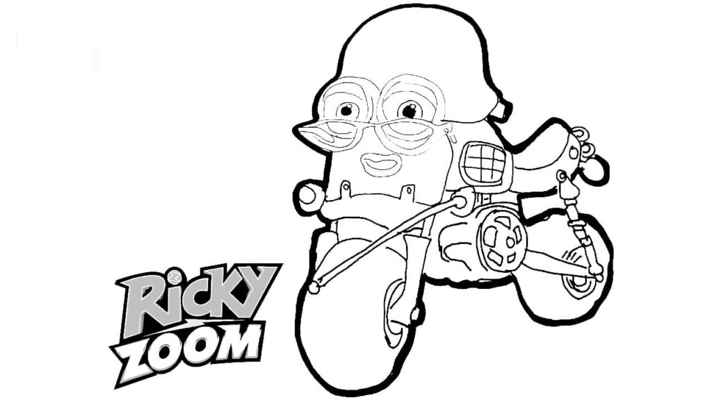 Coloriage Ricky Zoom