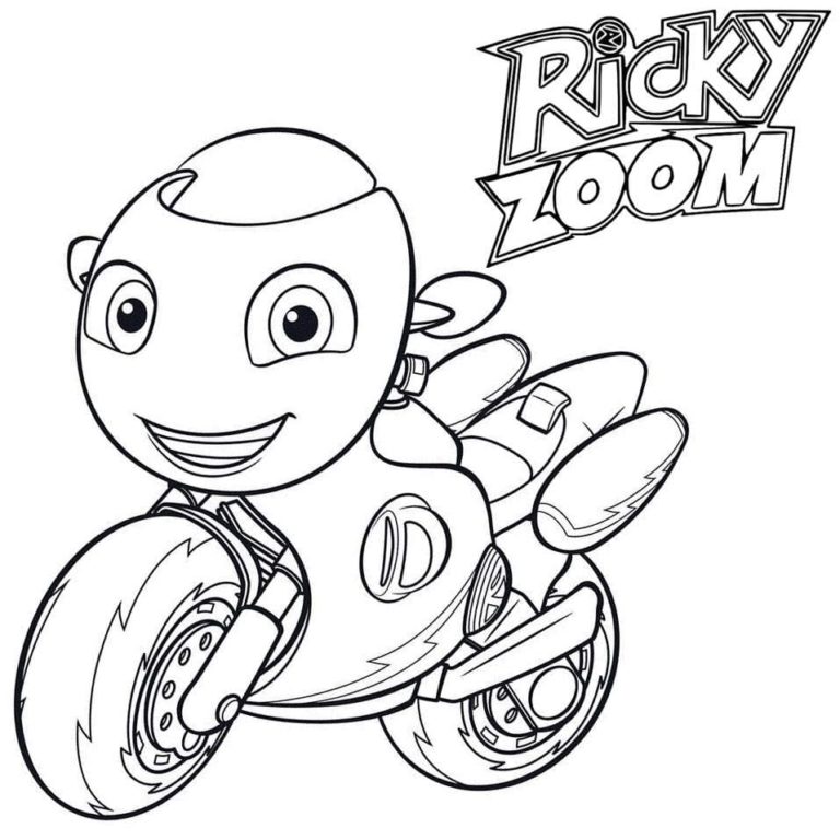 ricky zoom coloring pages coloring pages for kids