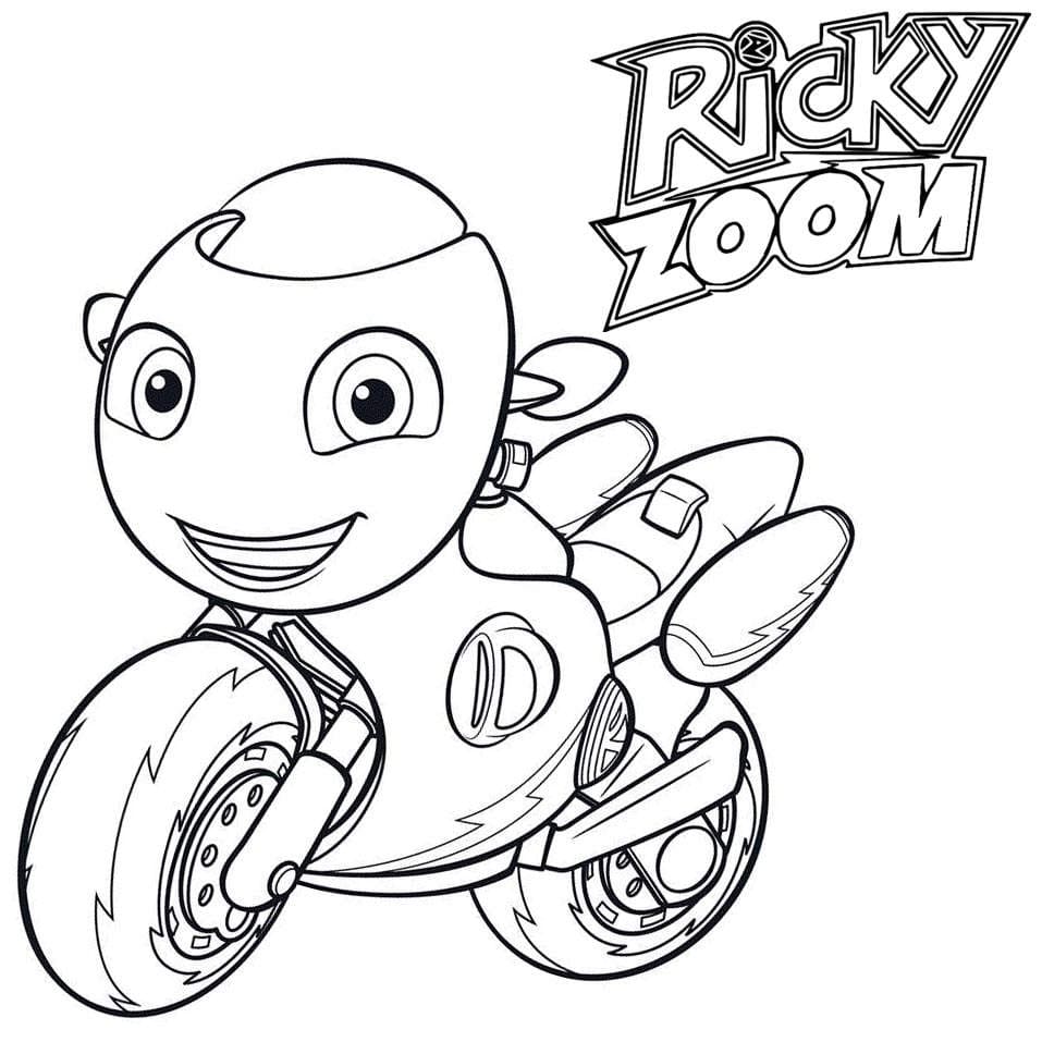 Coloriage Ricky Zoom  50 Coloriages pour enfants