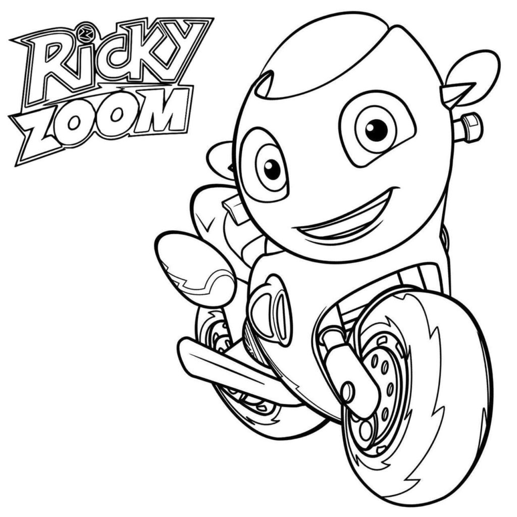 Ausmalbilder Ricky Zoom